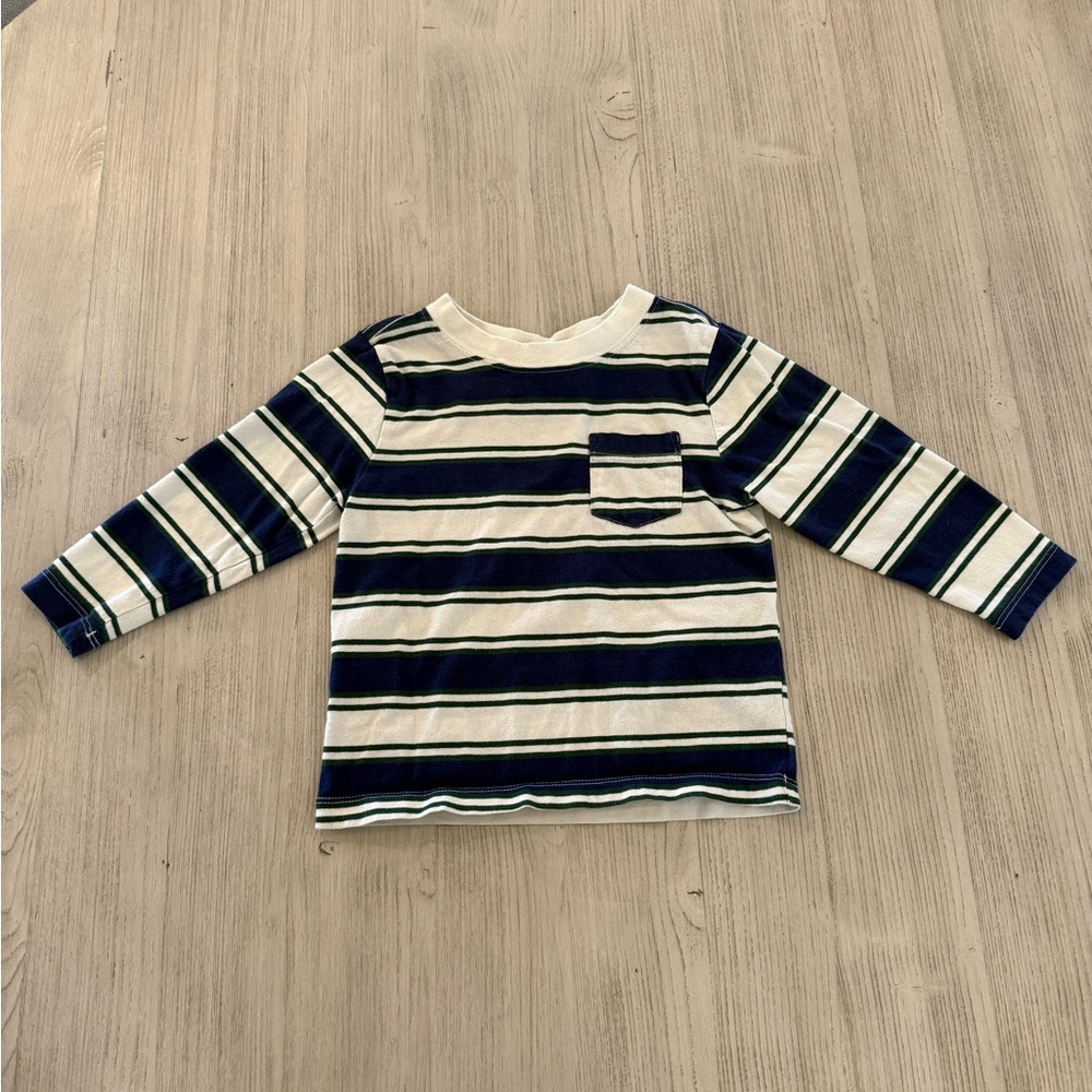 Striped, boys long-sleeve tee